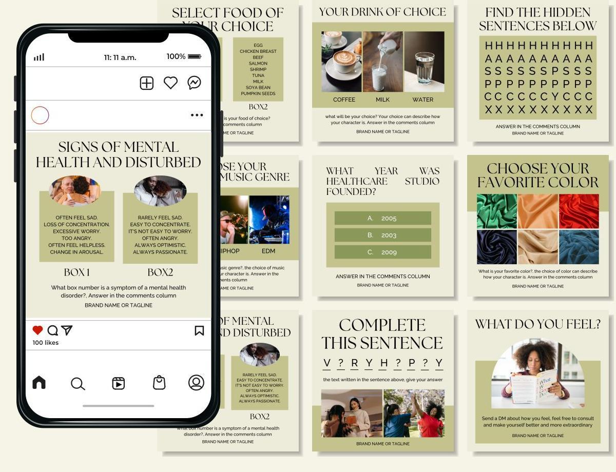 Template Canva Kesehatan Mental
